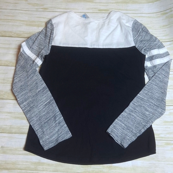 Justice Size 8 Sequin Long Sleeve Top - Picture 7 of 7